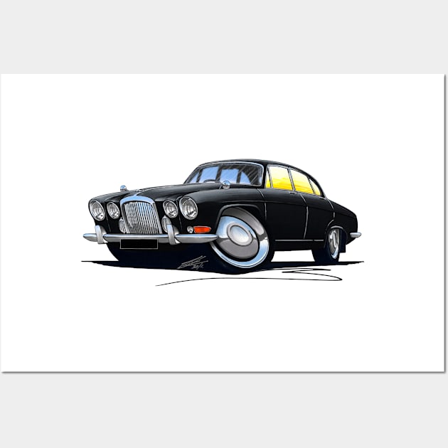 Jaguar MkX Black Wall Art by y30man5